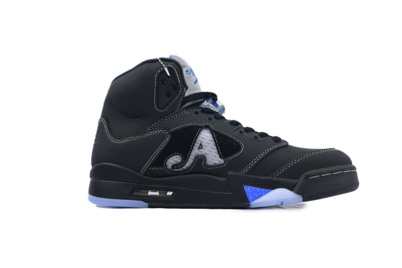 【DA0OG】联名黑蓝  OG版乔丹5代篮球鞋 DV4982-004 Awake NY x Air Jordan 5 Retro 'Black Racer Blue'