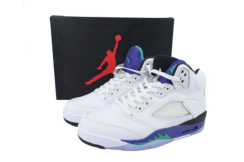 【DA0OG】2025白紫葡萄 OG版乔丹5代篮球鞋 HQ7978-100 Air Jordan 5 Retro 'Grape' 2025