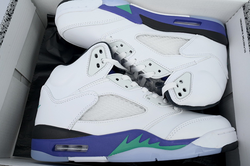 【DA0OG】2025白紫葡萄 OG版乔丹5代篮球鞋 HQ7978-100 Air Jordan 5 Retro 'Grape' 2025