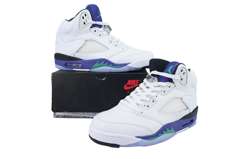 【DA0OG】2025白紫葡萄 OG版乔丹5代篮球鞋 HQ7978-100 Air Jordan 5 Retro 'Grape' 2025