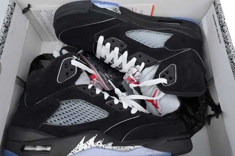 【CA3JN】复刻黑银 乔丹5代篮球鞋 HF3975-001 Air Jordan 5“Black Metallic Reimagined"