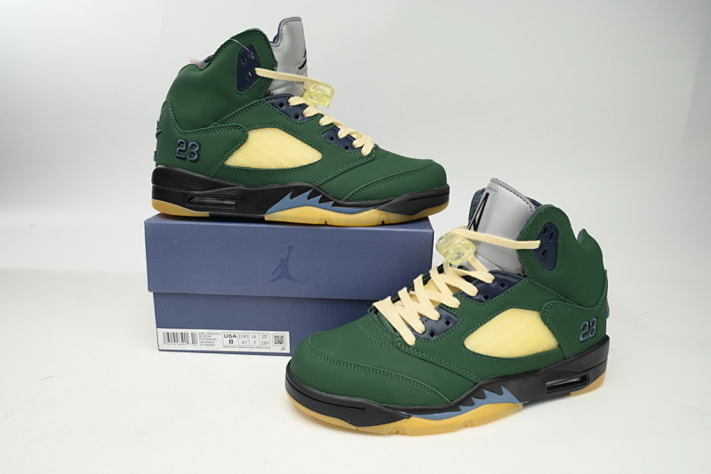 【CA3DJ】海军绿  乔丹5代篮球鞋 FZ5758-003 Air Jordan 5 "Navy Green”