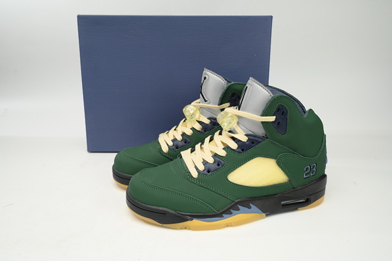 【CA3DJ】海军绿  乔丹5代篮球鞋 FZ5758-003 Air Jordan 5 "Navy Green”
