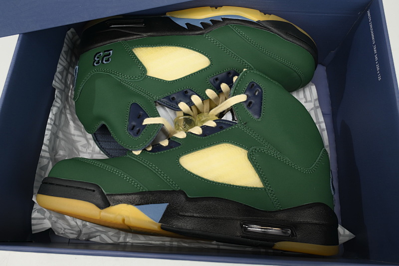 【CA3DJ】海军绿  乔丹5代篮球鞋 FZ5758-003 Air Jordan 5 "Navy Green”