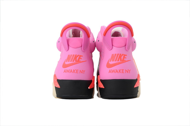 【BA1Q1】黑粉 性价比乔丹6代运动篮球鞋 IQ5706-600 Awake NY x Air Jordan 6 Retro 'Playful Pink Infrared'