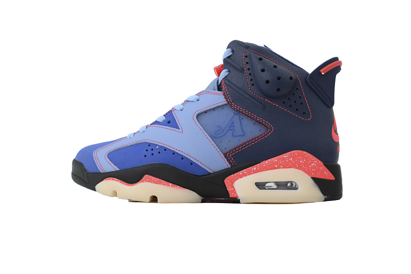 【BA1Q1】黑蓝 性价比乔丹6代运动篮球鞋 IQ5706-400 Awake NY x Air Jordan 6 Retro 'Midnight Navy Infrared'