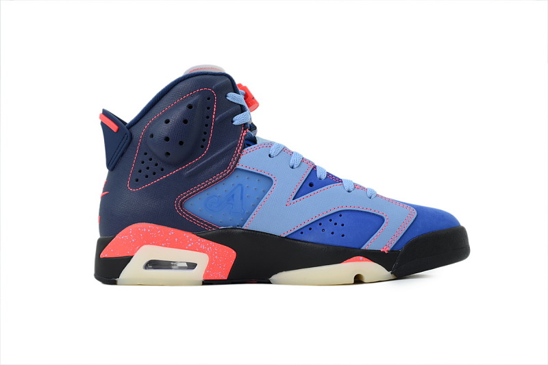 【DA0OG】大A蓝 OG乔丹6代运动篮球鞋 IQ5706-400 Awake NY x Air Jordan 6 Retro 'Midnight Navy Infrared'