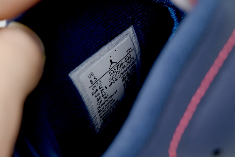 【DA0OG】大A蓝 OG乔丹6代运动篮球鞋 IQ5706-400 Awake NY x Air Jordan 6 Retro 'Midnight Navy Infrared'
