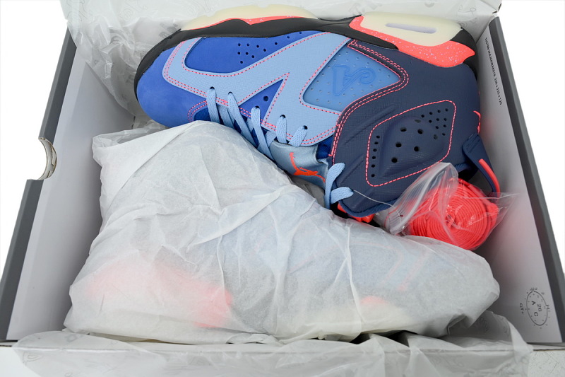 【DA0OG】大A蓝 OG乔丹6代运动篮球鞋 IQ5706-400 Awake NY x Air Jordan 6 Retro 'Midnight Navy Infrared'