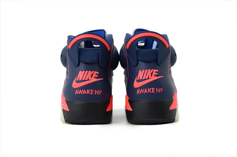 【DA0OG】大A蓝 OG乔丹6代运动篮球鞋 IQ5706-400 Awake NY x Air Jordan 6 Retro 'Midnight Navy Infrared'