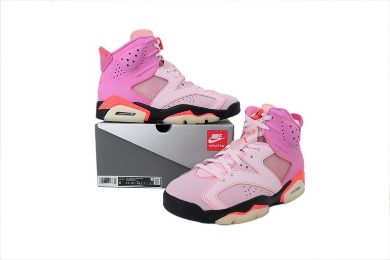 【DA0OG】大A粉 OG乔丹6代运动篮球鞋 IQ5706-600 Awake NY x Air Jordan 6 Retro 'Playful Pink Infrared'