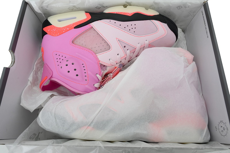 【DA0OG】大A粉 OG乔丹6代运动篮球鞋 IQ5706-600 Awake NY x Air Jordan 6 Retro 'Playful Pink Infrared'