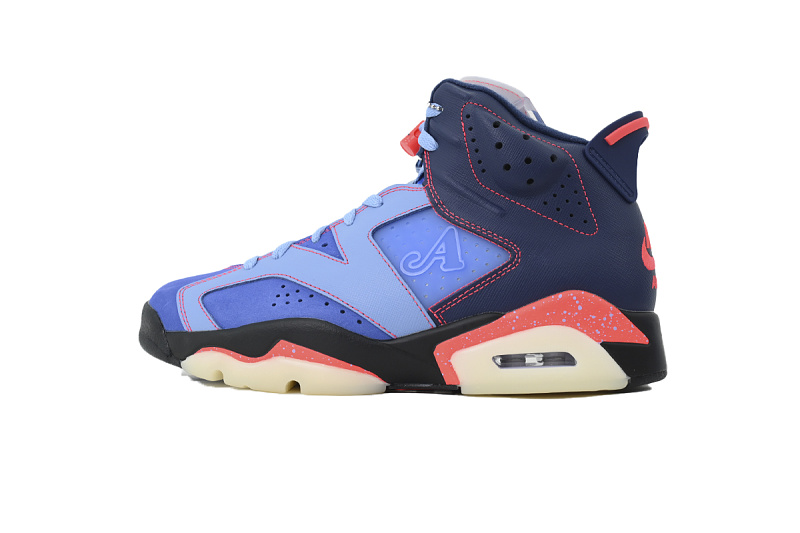 【DA0Y3】黑蓝联名 Y3版本乔丹6代运动篮球鞋 IQ5706-400 Awake NY x Air Jordan 6 Retro 'Midnight Navy Infrared'