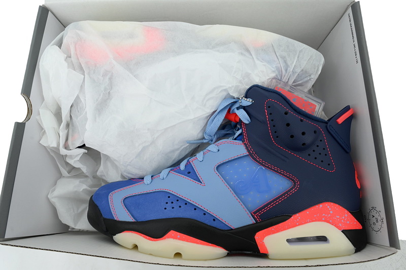 【DA0Y3】黑蓝联名 Y3版本乔丹6代运动篮球鞋 IQ5706-400 Awake NY x Air Jordan 6 Retro 'Midnight Navy Infrared'