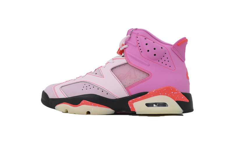 【DA0Y3】黑粉 Y3版本乔丹6代运动篮球鞋 IQ5706-600 Awake NY x Air Jordan 6 Retro 'Playful Pink Infrared'