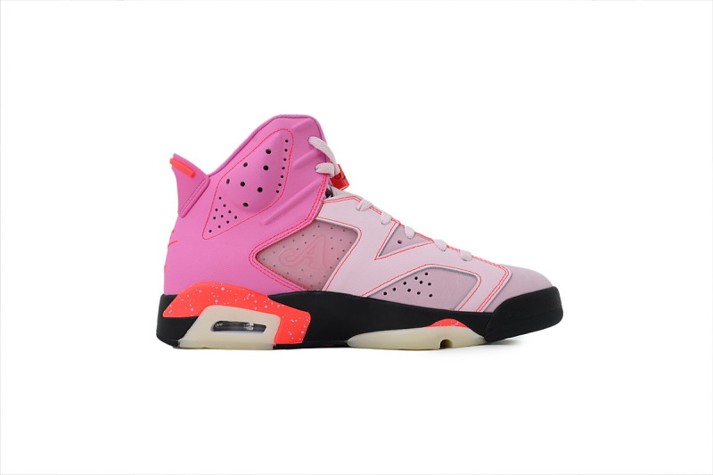 【DA0Y3】黑粉 Y3版本乔丹6代运动篮球鞋 IQ5706-600 Awake NY x Air Jordan 6 Retro 'Playful Pink Infrared'