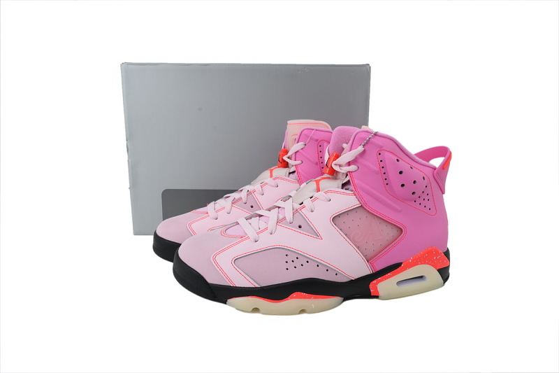 【DA0Y3】黑粉 Y3版本乔丹6代运动篮球鞋 IQ5706-600 Awake NY x Air Jordan 6 Retro 'Playful Pink Infrared'