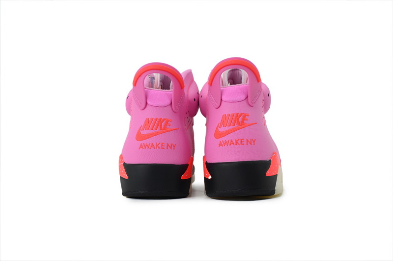 【DA0Y3】黑粉 Y3版本乔丹6代运动篮球鞋 IQ5706-600 Awake NY x Air Jordan 6 Retro 'Playful Pink Infrared'