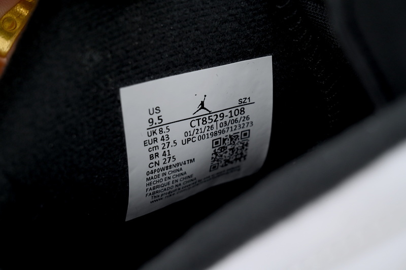 【DH0XP】黑白  XP版乔丹6代复古篮球鞋 CT8529-108 Air Jordan 6 'Oreo' 2026