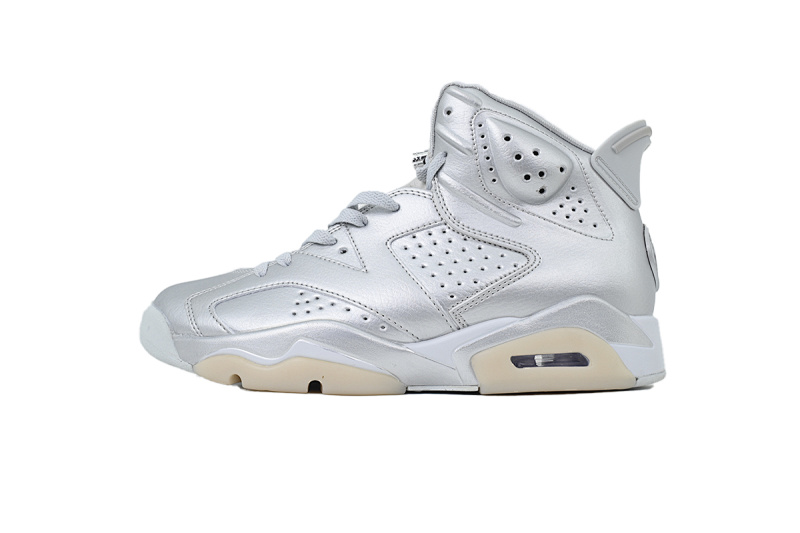 【DH0XP】土豪银 XP版乔丹6代复古篮球鞋 IQ5135-001 Air Jordan 6 Replica Rich Silver