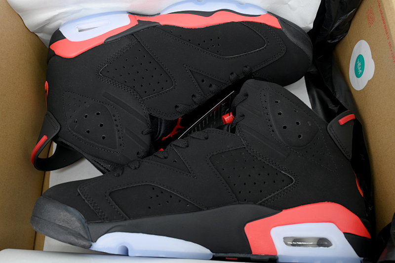 【DA5Q1】2025黑红 纯原乔丹6代运动篮球鞋  CT8529-001 Air Jordan 6 Replica Reproduce Infrared Black And Red