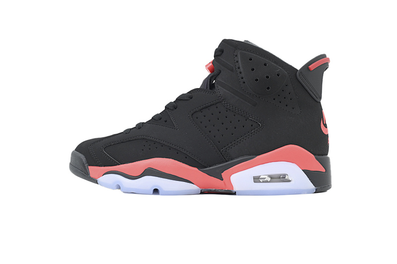 【DA5Q1】2025黑红 纯原乔丹6代运动篮球鞋  CT8529-001 Air Jordan 6 Replica Reproduce Infrared Black And Red