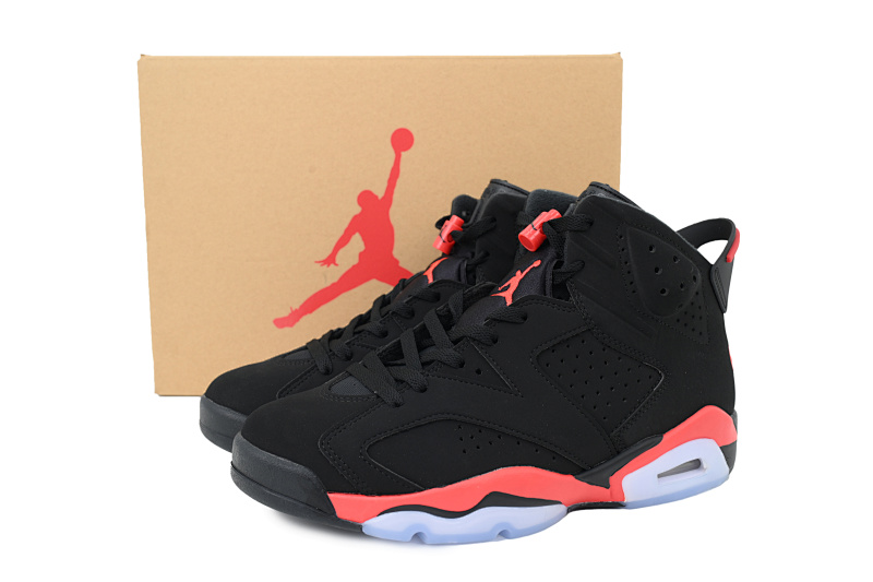 【DA5Q1】2025黑红 纯原乔丹6代运动篮球鞋  CT8529-001 Air Jordan 6 Replica Reproduce Infrared Black And Red