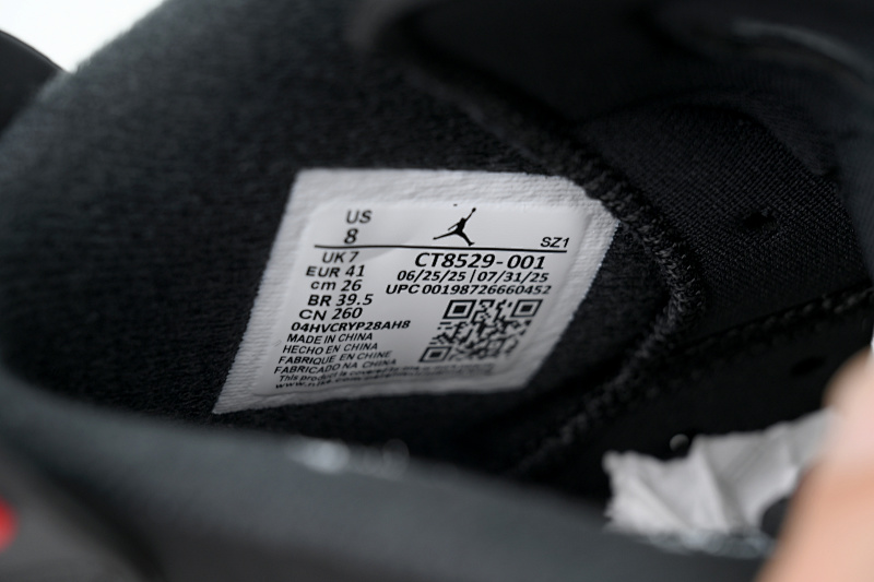 【DA5Q1】2025黑红 纯原乔丹6代运动篮球鞋  CT8529-001 Air Jordan 6 Replica Reproduce Infrared Black And Red