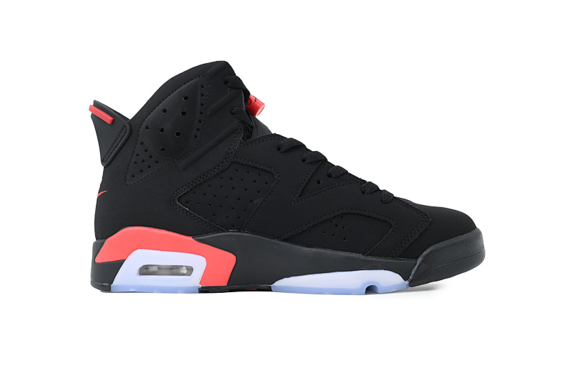 【DA5Q1】2025黑红 纯原乔丹6代运动篮球鞋  CT8529-001 Air Jordan 6 Replica Reproduce Infrared Black And Red