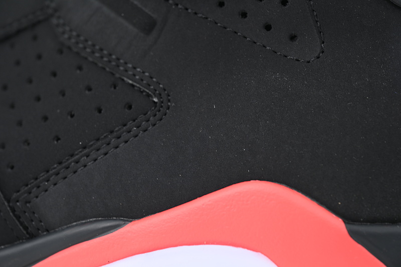 【DA5Q1】2025黑红 纯原乔丹6代运动篮球鞋  CT8529-001 Air Jordan 6 Replica Reproduce Infrared Black And Red