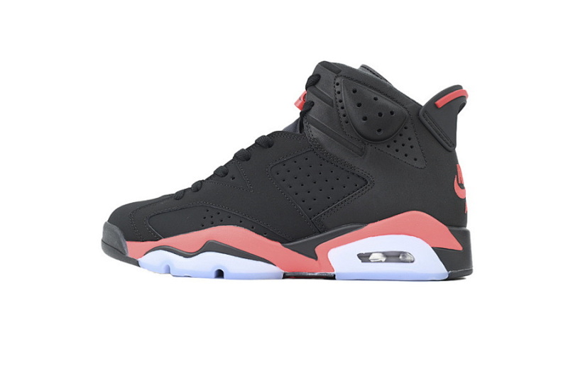 【BA1Q1】2025黑红 性价比乔丹6代运动篮球鞋 CT8529-001 Air Jordan 6 Replica Reproduce Infrared Black And Red