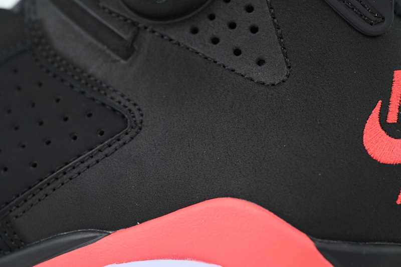 【BA1Q1】2025黑红 性价比乔丹6代运动篮球鞋 CT8529-001 Air Jordan 6 Replica Reproduce Infrared Black And Red
