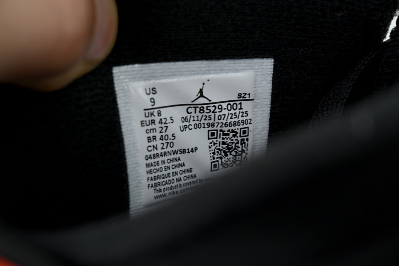 【DA0OG】复刻黑红 OG乔丹6代运动篮球鞋 CT8529-001 Air Jordan 6 Replica Black And Red