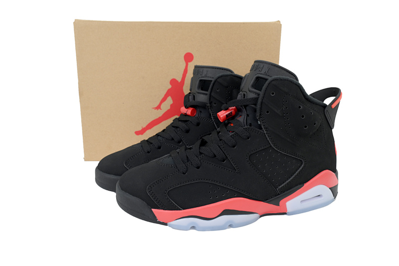 【DA0OG】复刻黑红 OG乔丹6代运动篮球鞋 CT8529-001 Air Jordan 6 Replica Black And Red