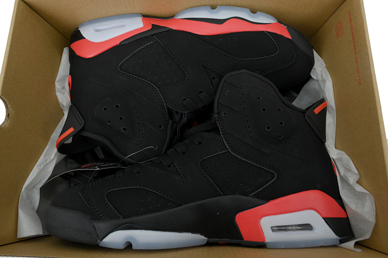 【DA0OG】复刻黑红 OG乔丹6代运动篮球鞋 CT8529-001 Air Jordan 6 Replica Black And Red