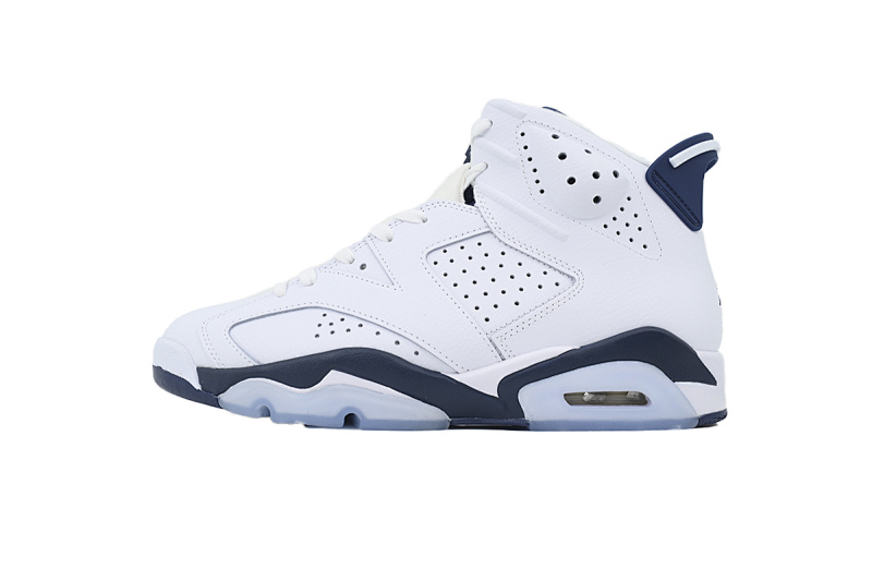 【BA1Q1】午夜蓝 性价比乔丹6代运动篮球鞋  CT8529-141 Air Jordan 6 Retro GS 'Midnight Navy' 2022