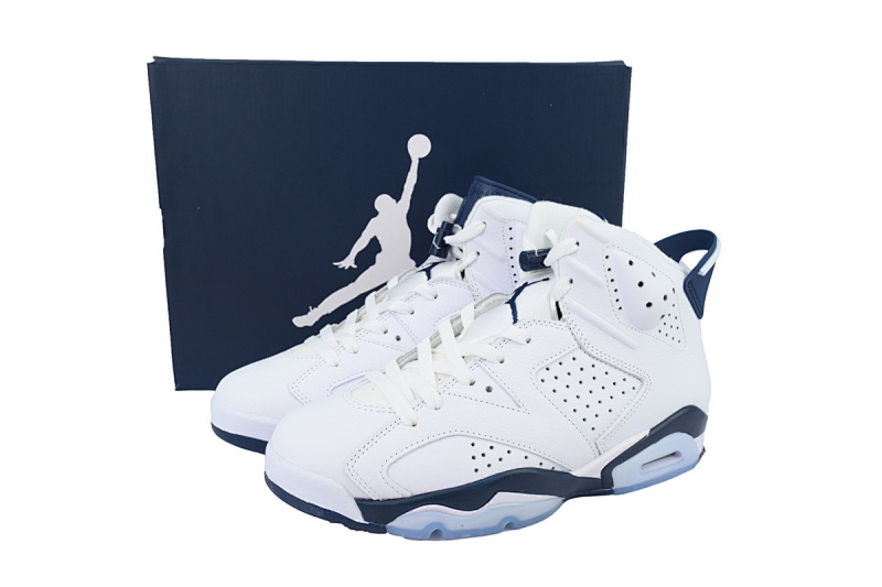 【DA5Q1】午夜蓝 纯原乔丹6代运动篮球鞋 CT8529-141 Air Jordan 6 Retro GS 'Midnight Navy' 2022