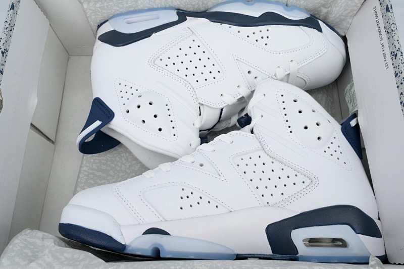 【DA5Q1】午夜蓝 纯原乔丹6代运动篮球鞋 CT8529-141 Air Jordan 6 Retro GS 'Midnight Navy' 2022