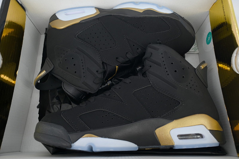 【DA5Q1】黑金 纯原乔丹6代运动篮球鞋  CT4954-007  Air Jordan 6 Retro “DMP