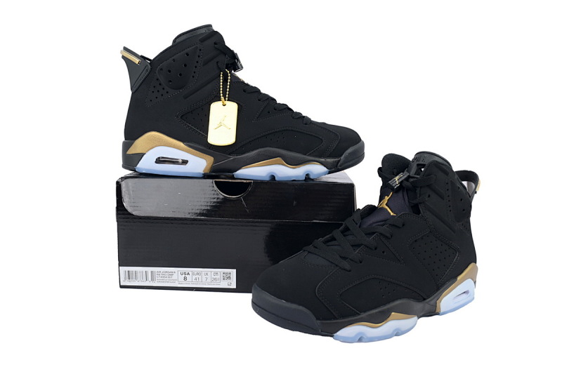 【DA5Q1】黑金 纯原乔丹6代运动篮球鞋  CT4954-007  Air Jordan 6 Retro “DMP