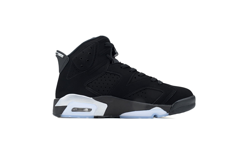 【DA5Q1】黑银 纯原乔丹6代运动篮球鞋 DX2836-001 Air Jordan 6 Retro 'Chrome'