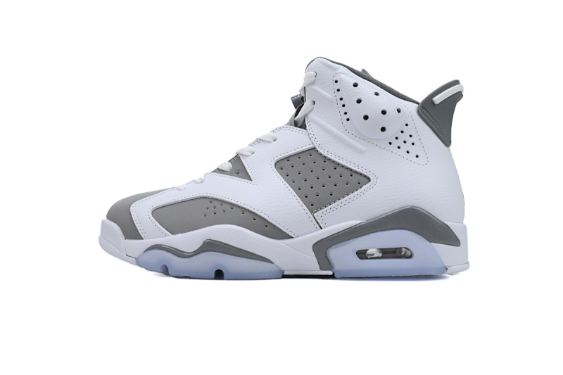 【BA1Q1】白灰 性价比乔丹6代运动篮球鞋 CT8529-100 Air Jordan 6 Retro 'Cool Grey'