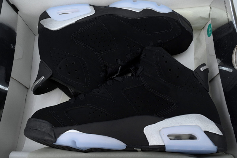 【BA1Q1】黑银 性价比乔丹6代运动篮球鞋 DX2836-001 Air Jordan 6 Retro 'Chrome'