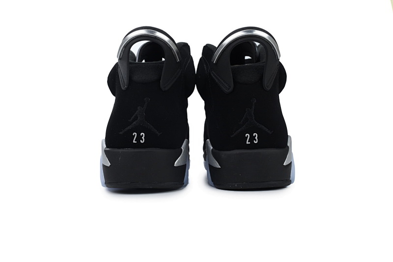 【BA1Q1】黑银 性价比乔丹6代运动篮球鞋 DX2836-001 Air Jordan 6 Retro 'Chrome'