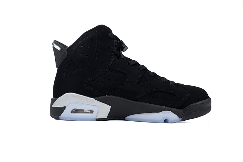 【BA1Q1】黑银 性价比乔丹6代运动篮球鞋 DX2836-001 Air Jordan 6 Retro 'Chrome'