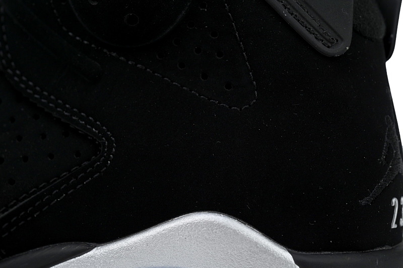 【BA1Q1】黑银 性价比乔丹6代运动篮球鞋 DX2836-001 Air Jordan 6 Retro 'Chrome'