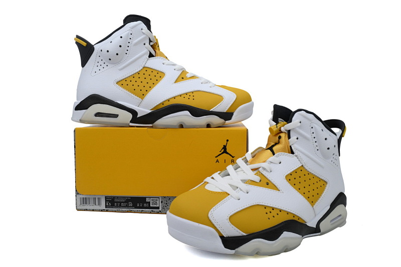 【BA1Q1】白黄 性价比乔丹6代运动篮球鞋 CT8529-170 Air Jordan 6 Retro 'Yellow Ochre'