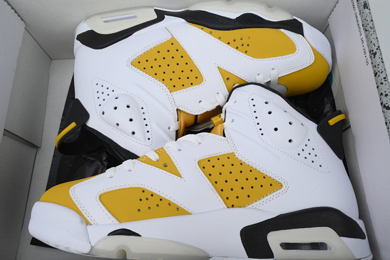 【BA1Q1】白黄 性价比乔丹6代运动篮球鞋 CT8529-170 Air Jordan 6 Retro 'Yellow Ochre'