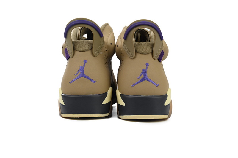 【BA1Q1】棕色 性价比乔丹6代运动篮球鞋 FD1643-300 Air Jordan 6 Gore-Tex "Brown Kelp"