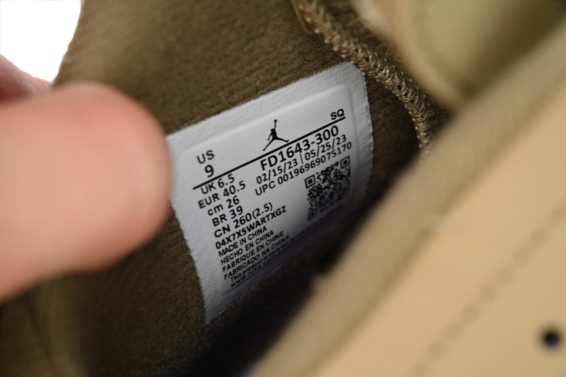 【BA1Q1】棕色 性价比乔丹6代运动篮球鞋 FD1643-300 Air Jordan 6 Gore-Tex "Brown Kelp"